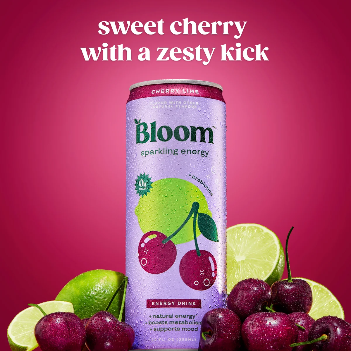 Lata Sparkling Energy — Cherry Lime