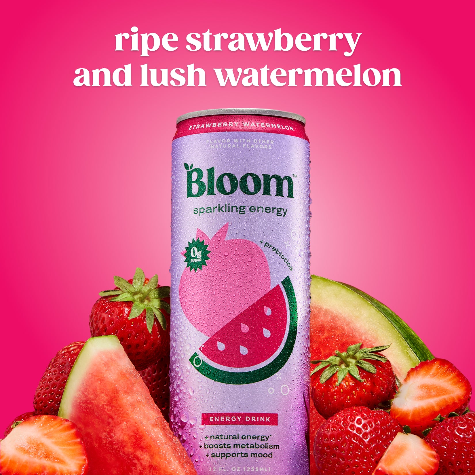 Lata Sparkling Energy — Strawberry Watermelon